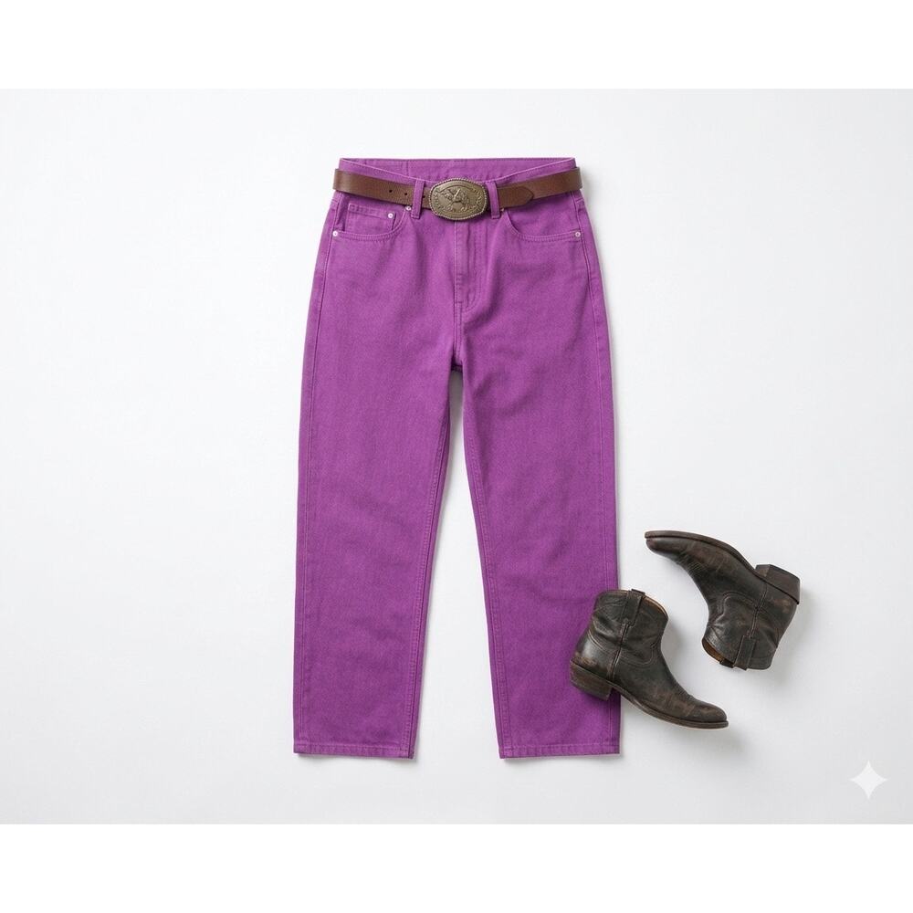 BDG Cowboy Jean Loose Fit Jeans in Bold Purple womens size 27